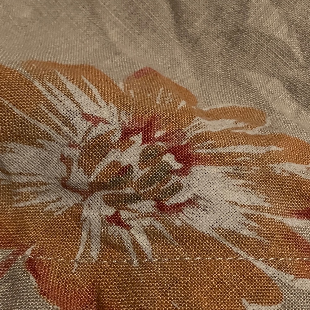 Eddie Bauer Floral Midi Skirt in Beige and Coral - Picture 4 of 9